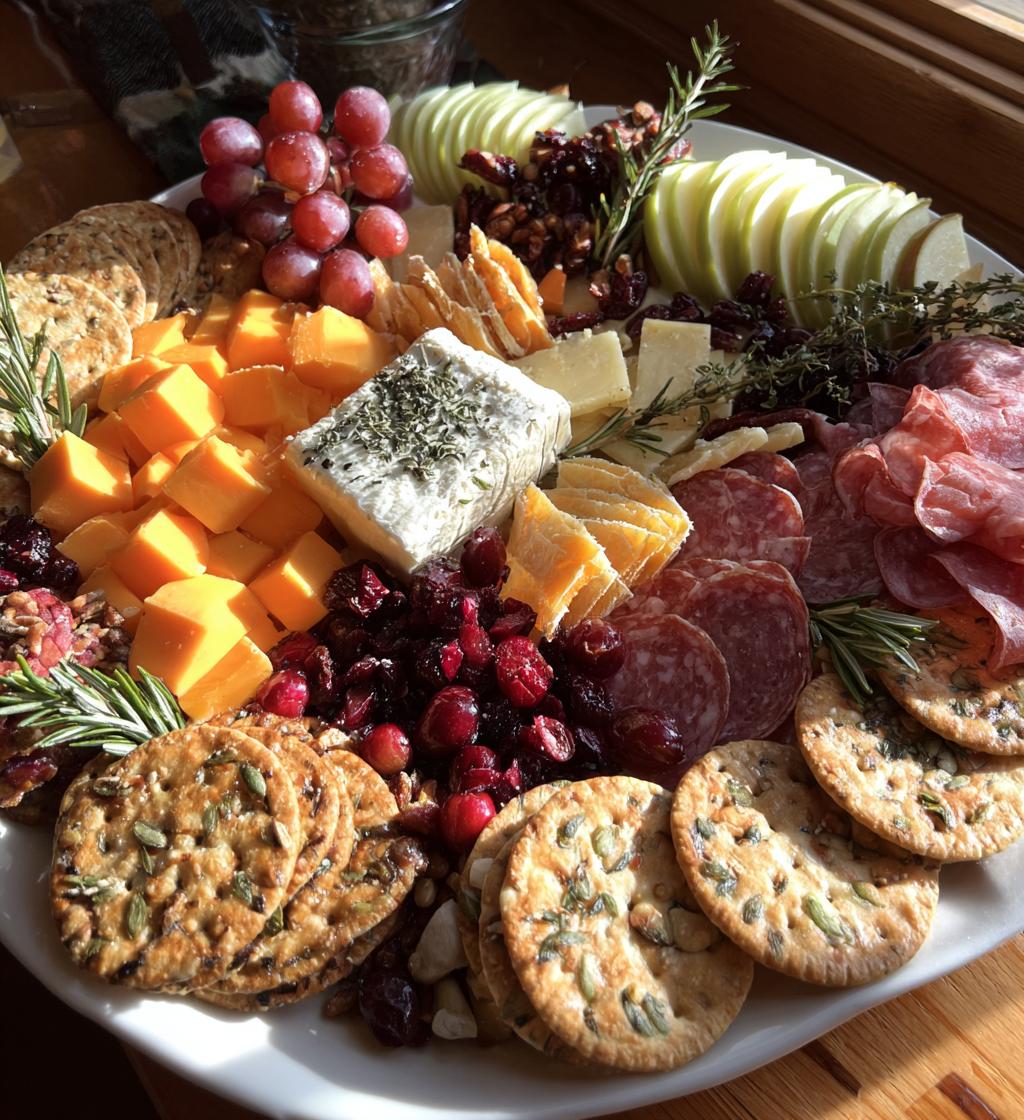 thanksgiving themed charcuterie board