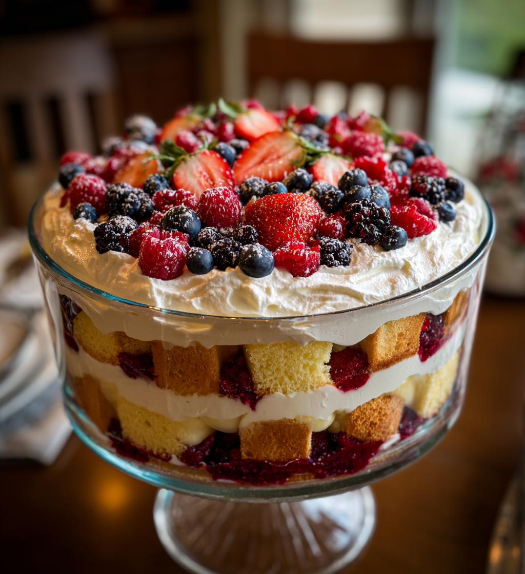 thanksgiving trifle desserts