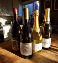 thanksgiving wine bottle