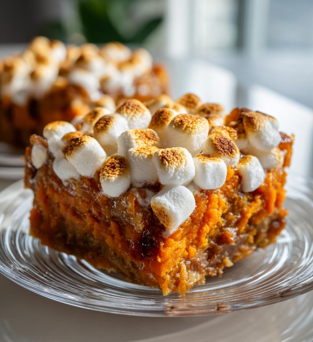 thanksgiving yams marshmallows