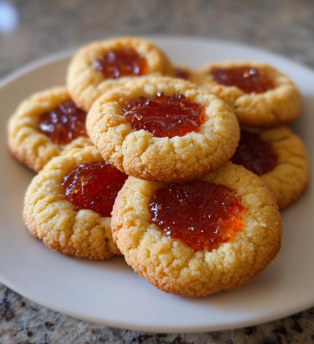 thumb print cookies recipes christmas