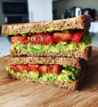 tomato avocado sandwich