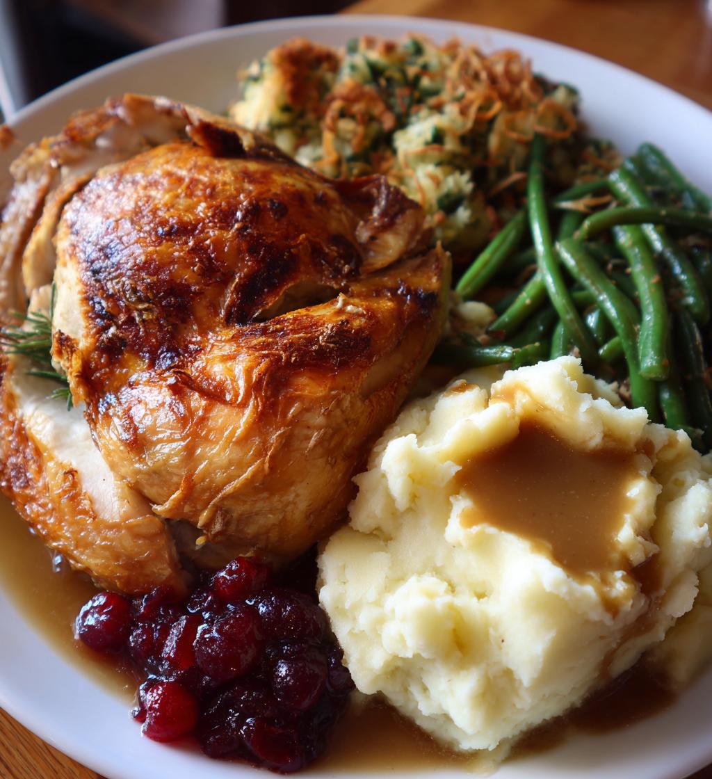 traditional thanksgiving menu list