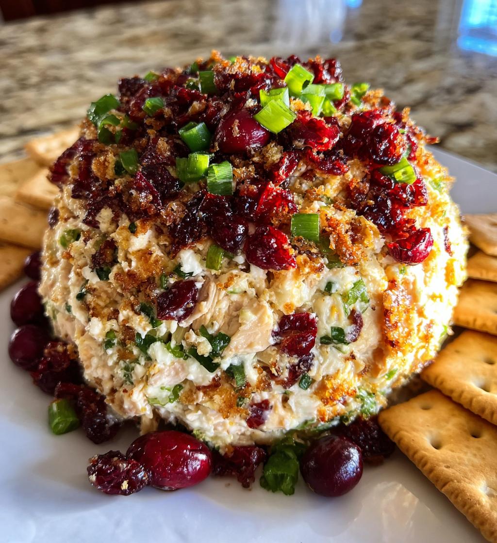 turkey cheeseball thanksgiving