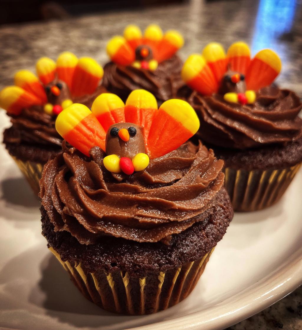 turkey cupcakes thanksgiving