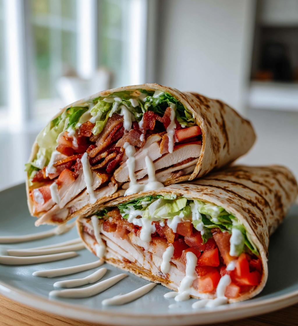 turkey ranch club wrap