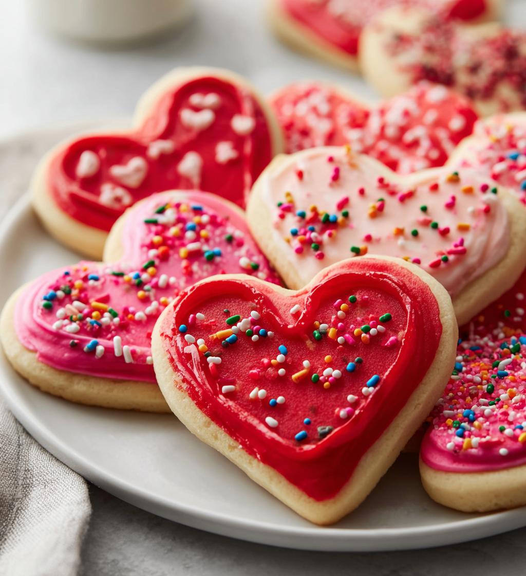valentines cookies decorated ideas