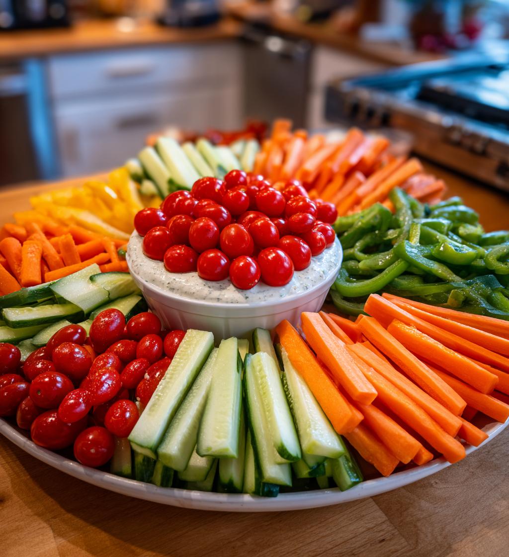 veggie tray for thanksgiving