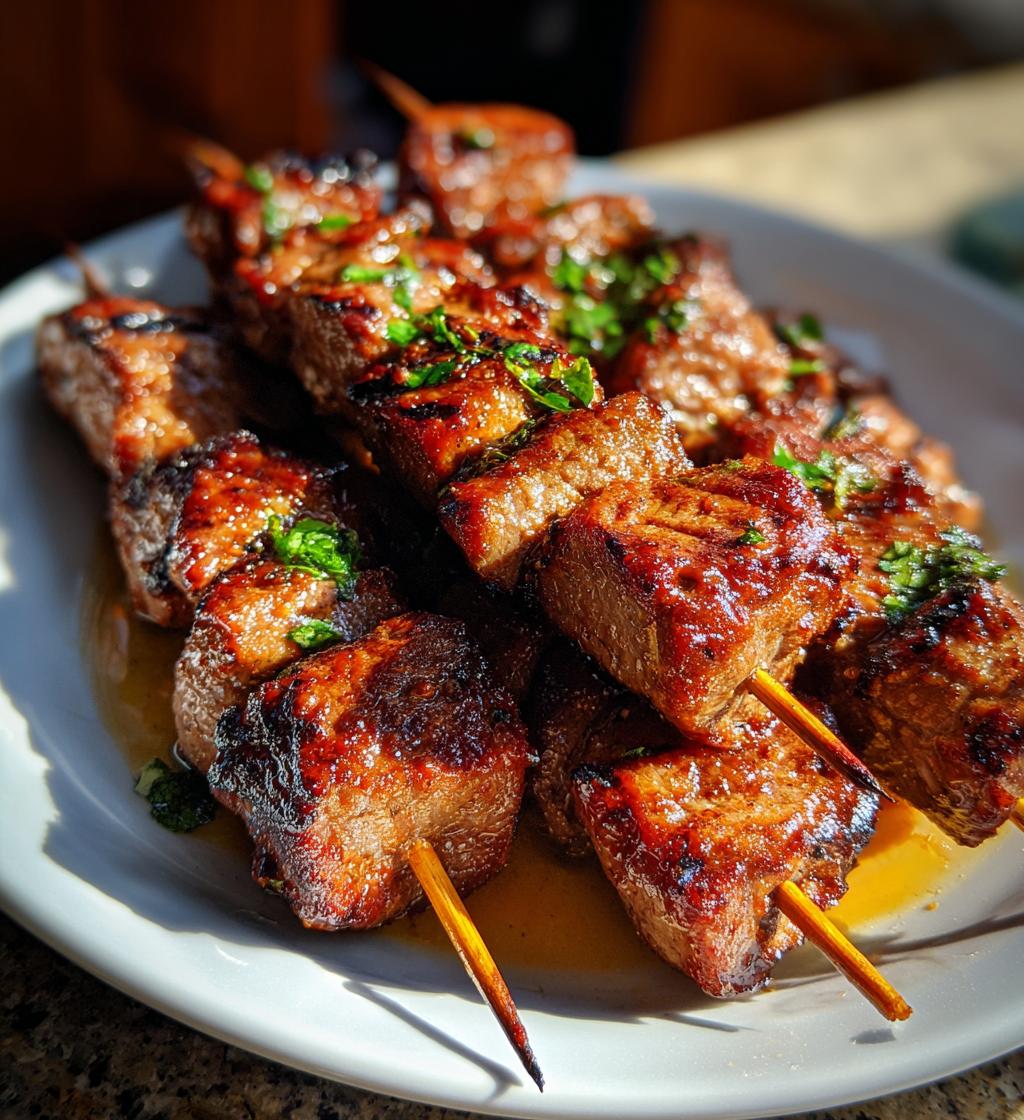vietnamese lemongrass pork skewers
