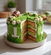 1st birthday football cake