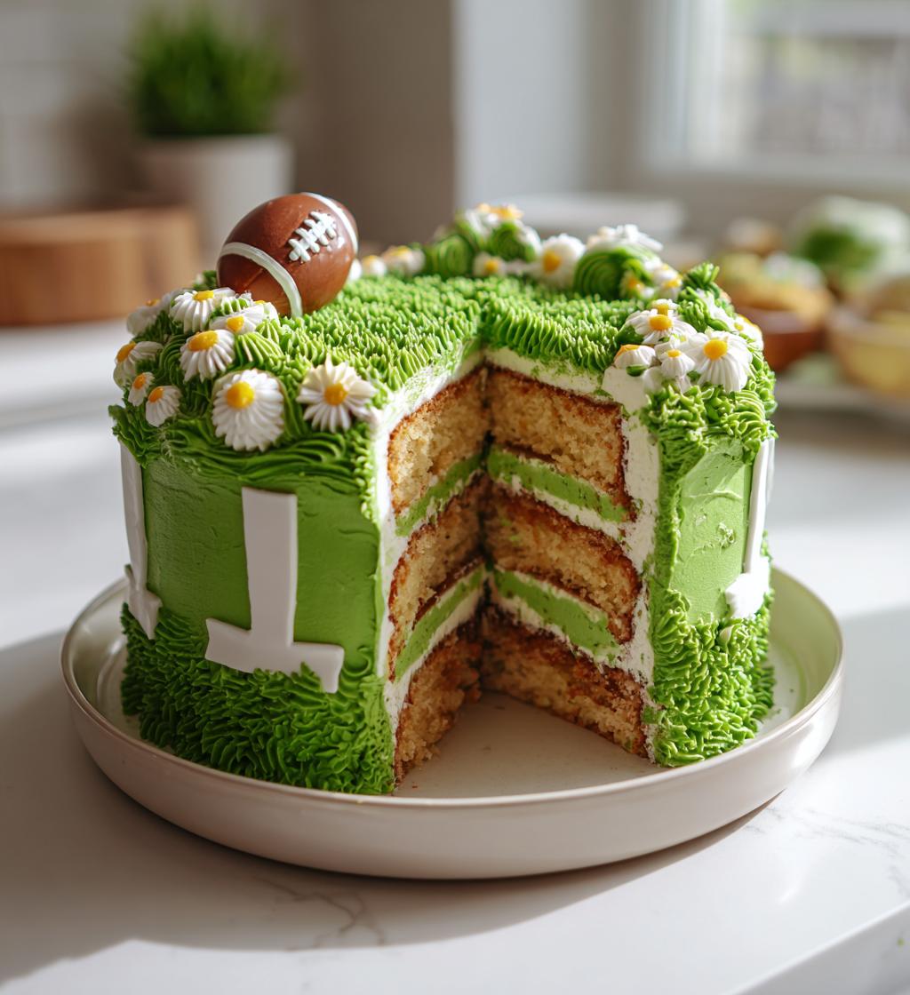 1st birthday football cake