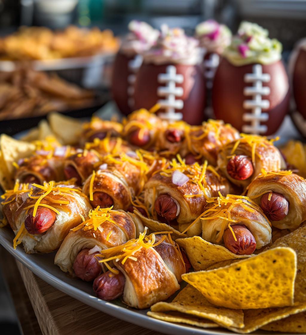 1st down football birthday party food