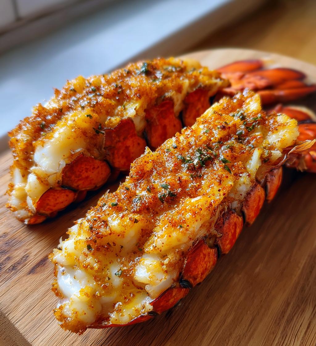 air fried lobster tails