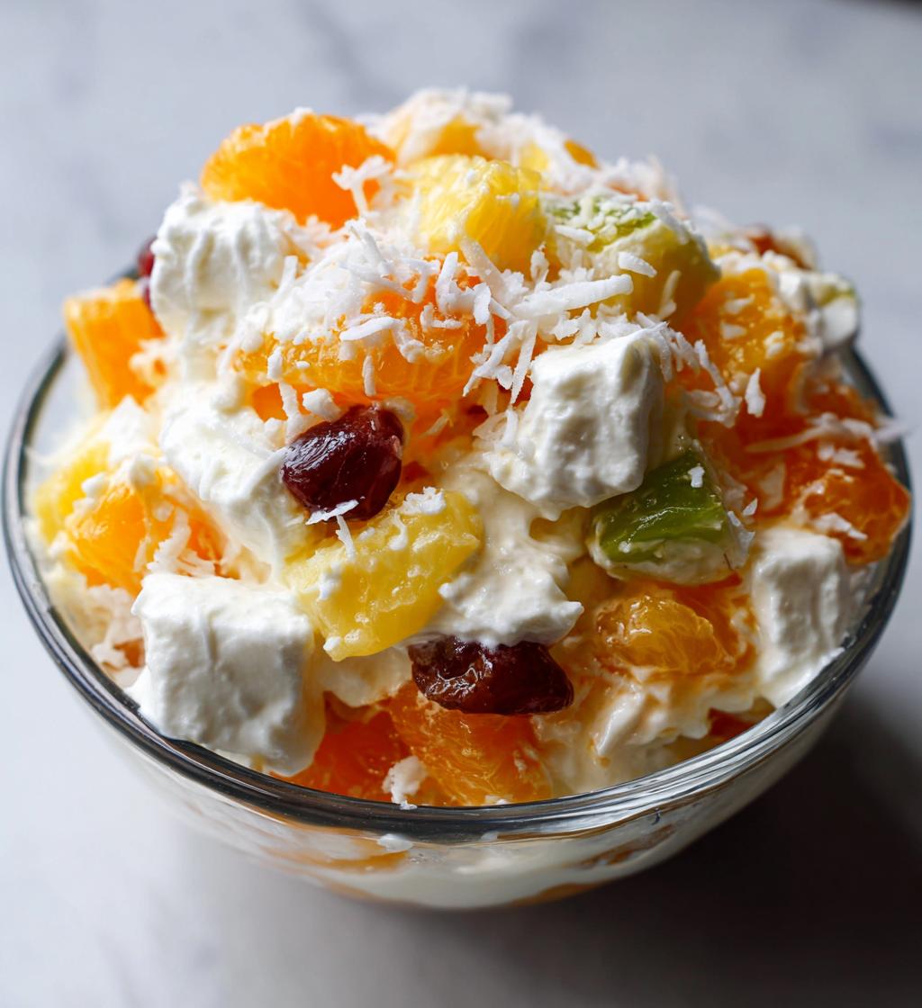 ambrosia fruit salad with cool whip