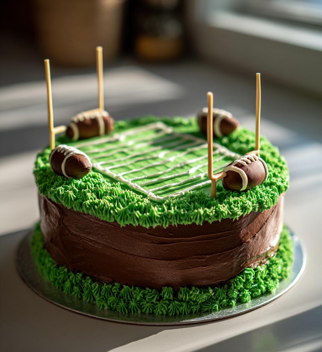 american football cake ideas