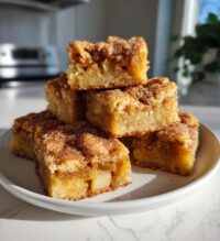 apple snickerdoodle bars