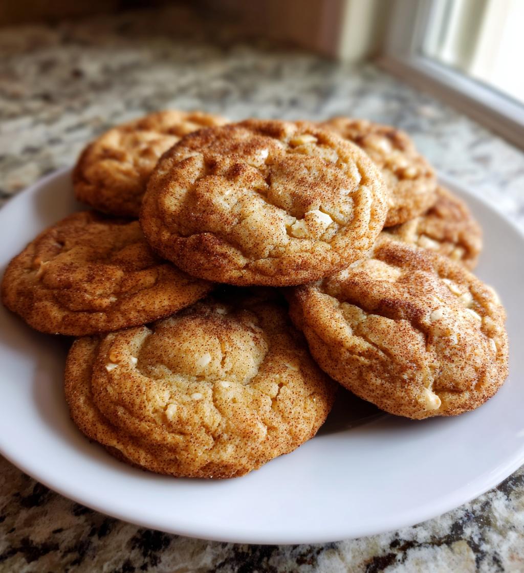 apple snickerdoodle cookies