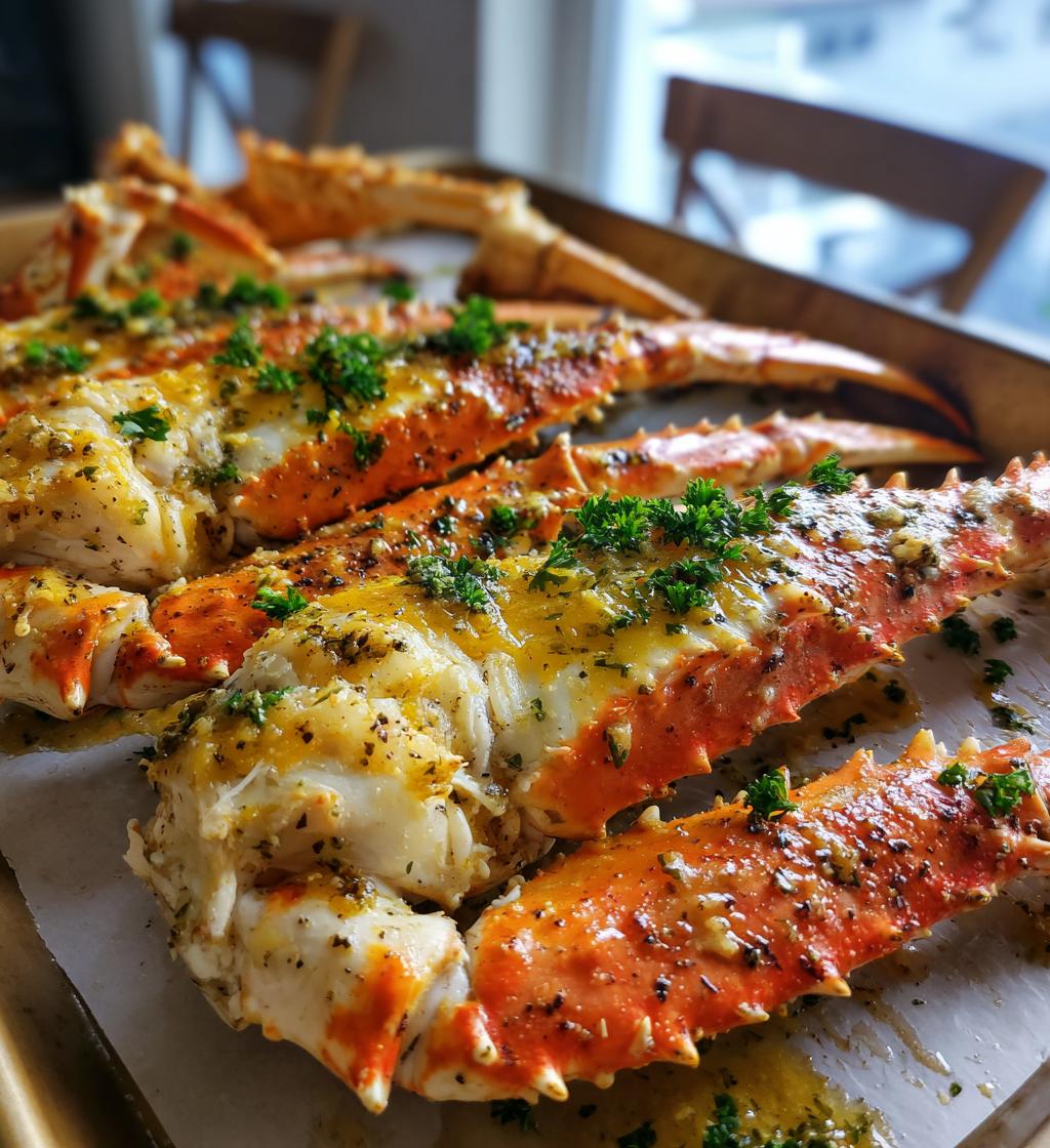 baked crab legs oven