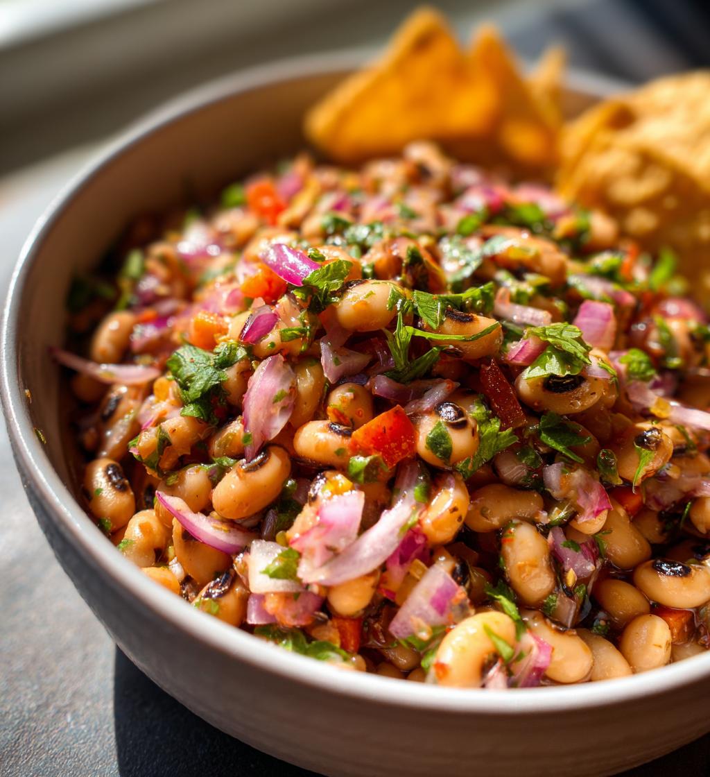 black eyed pea dip with italian dressing