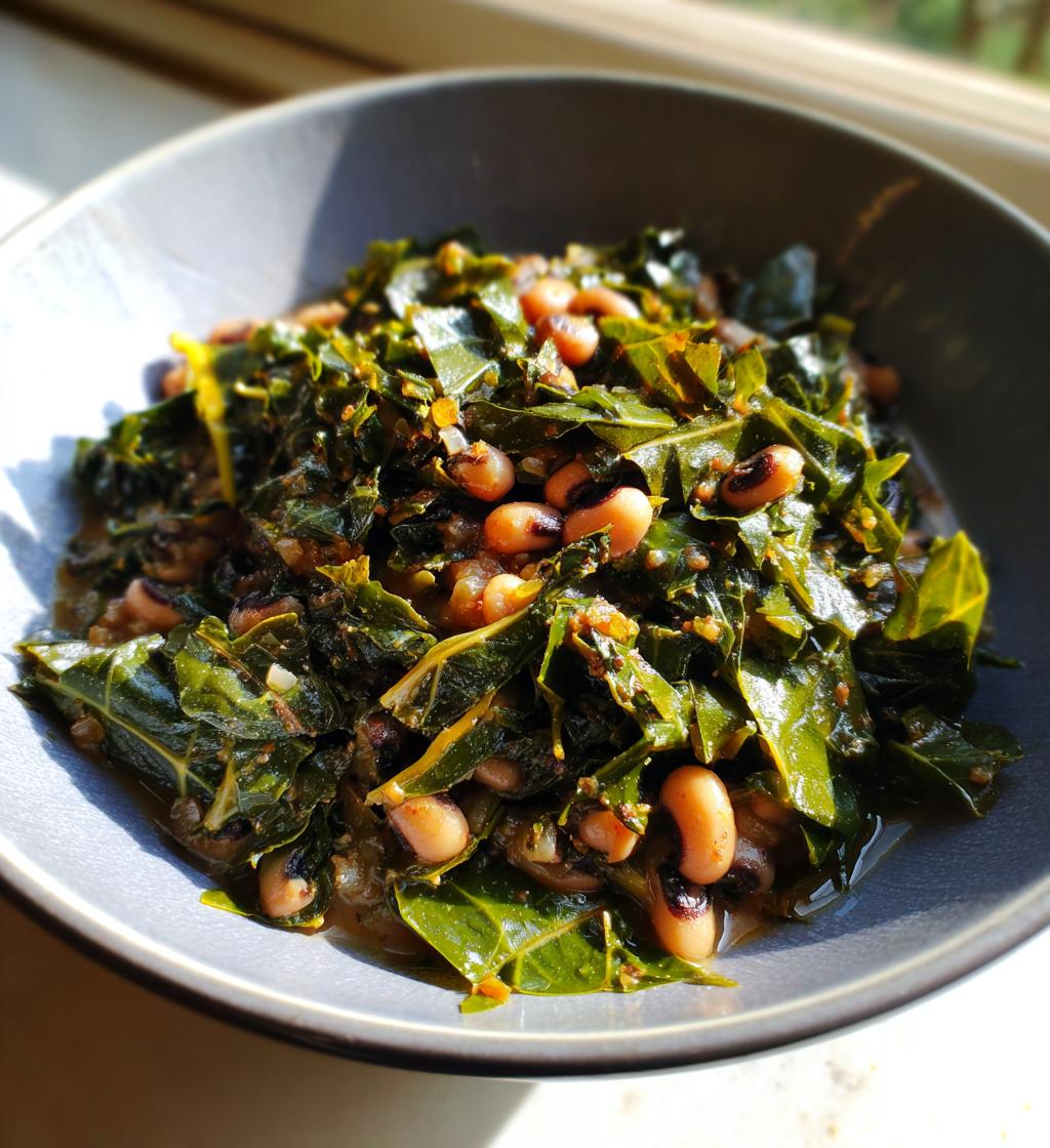 black eyed peas and collard greens recipe
