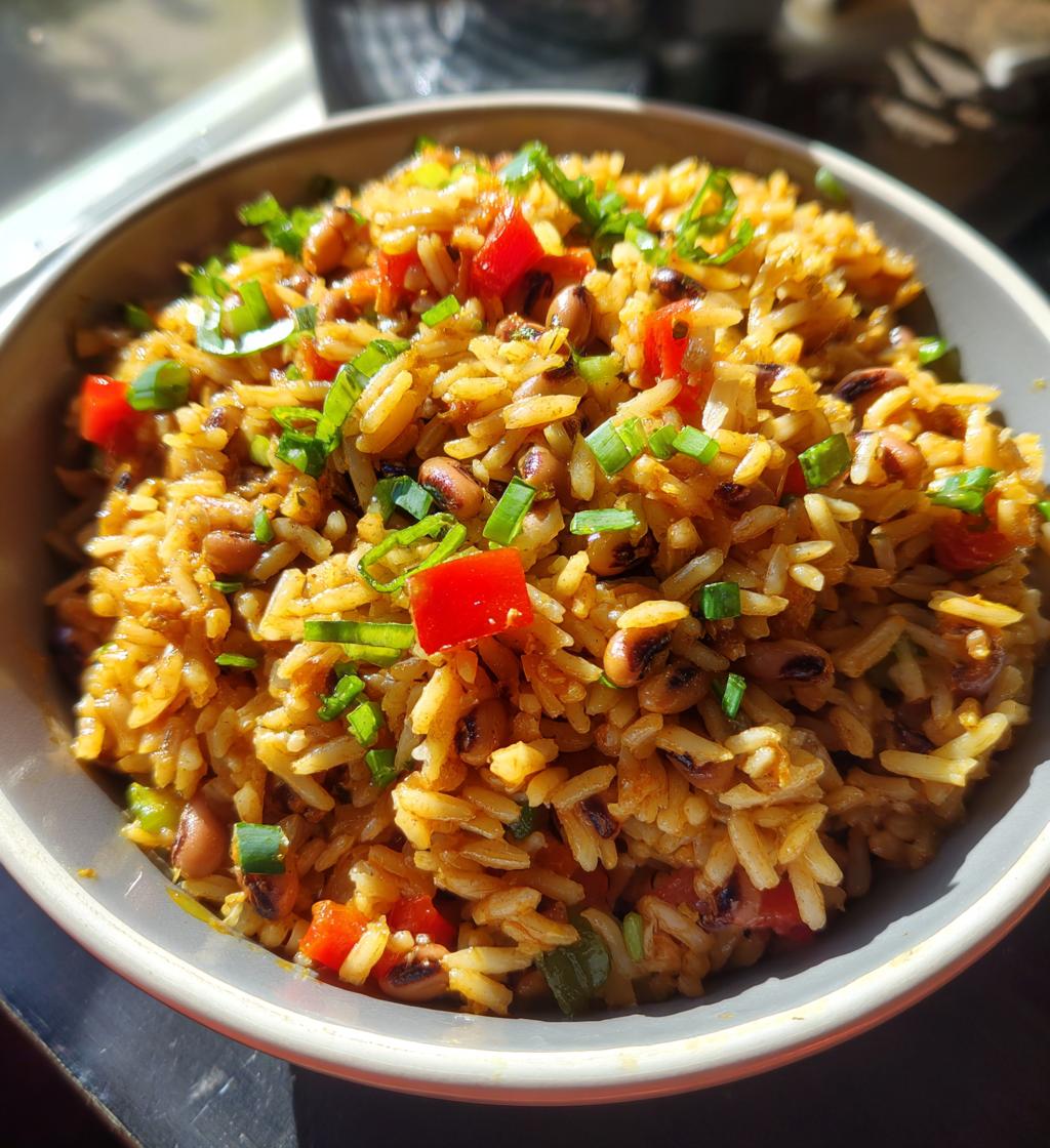 black eyed peas and rice recipe