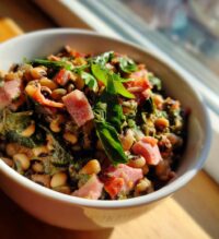 black eyed peas ham