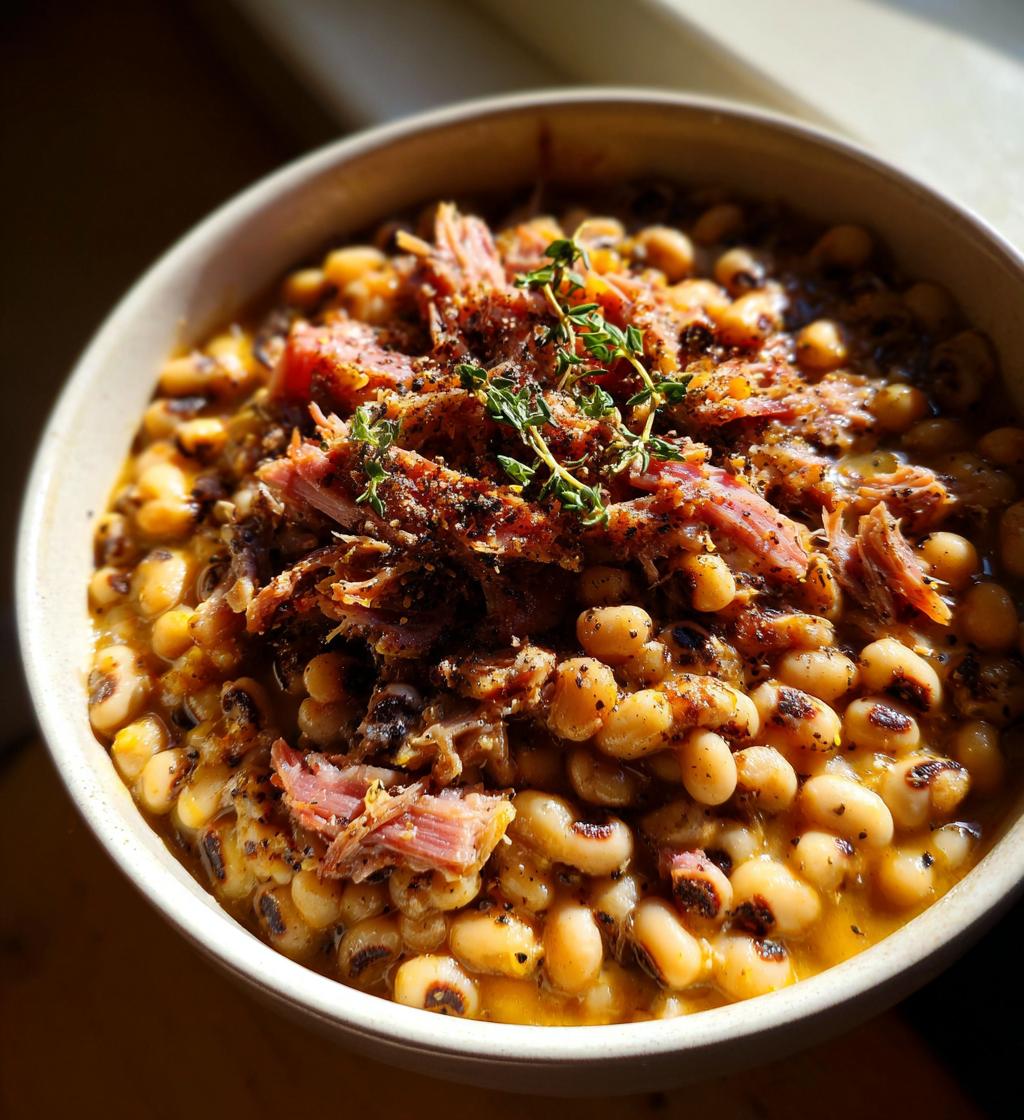 black eyed peas with ham hock