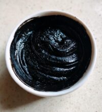 black royal icing