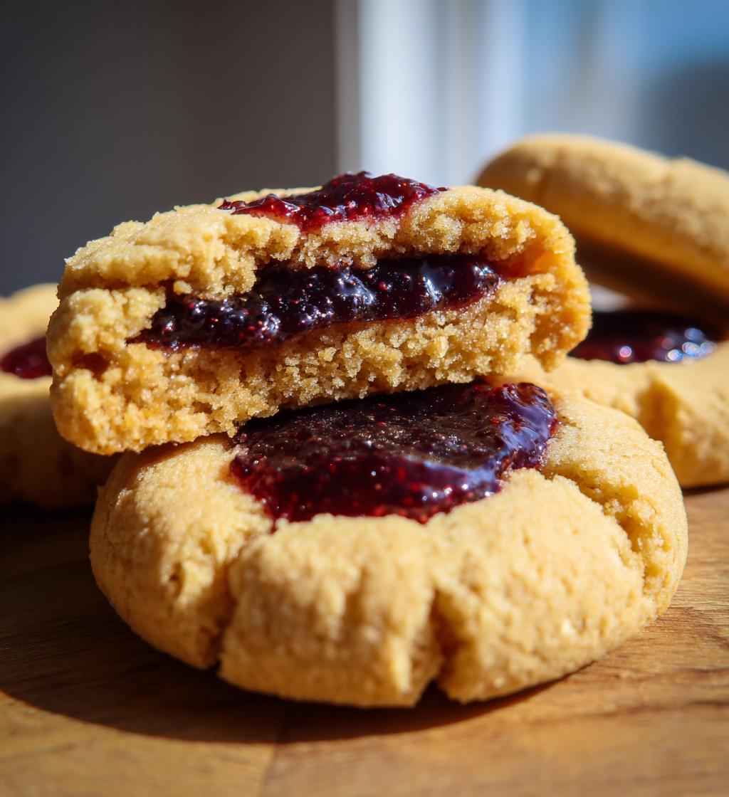 blackberry sage thumbprint cookies