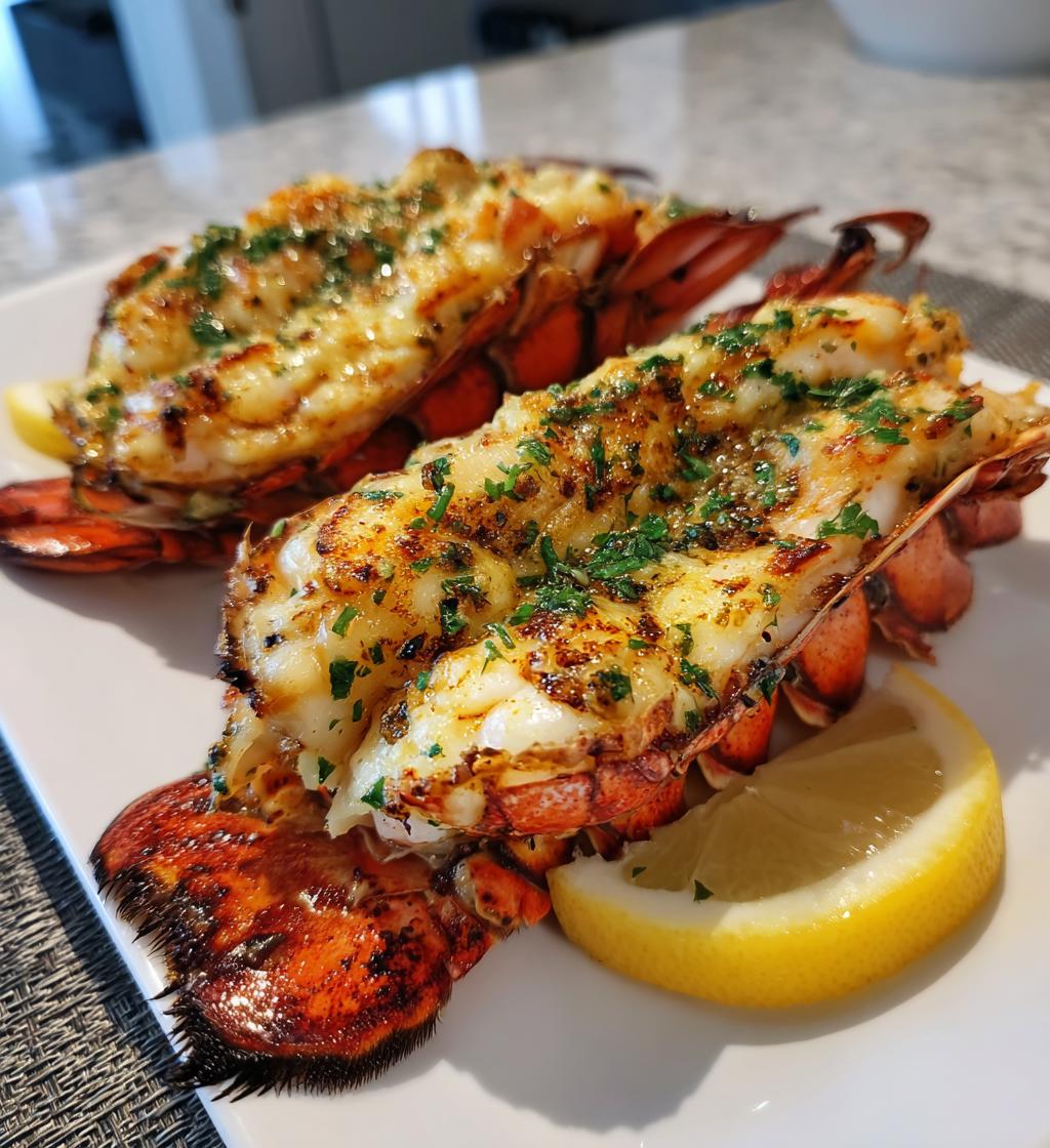broil lobster tail in oven