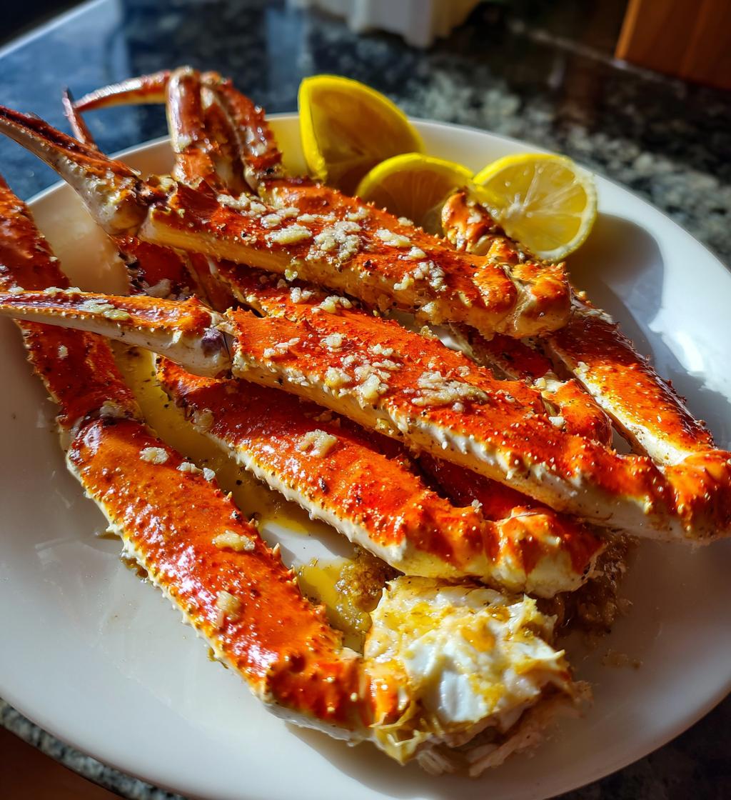 broiled crab legs