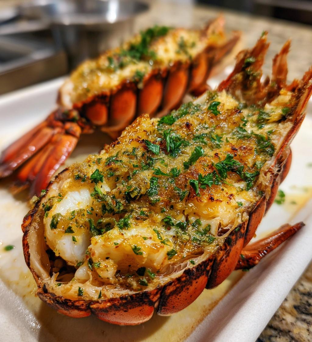 broiled lobster tail