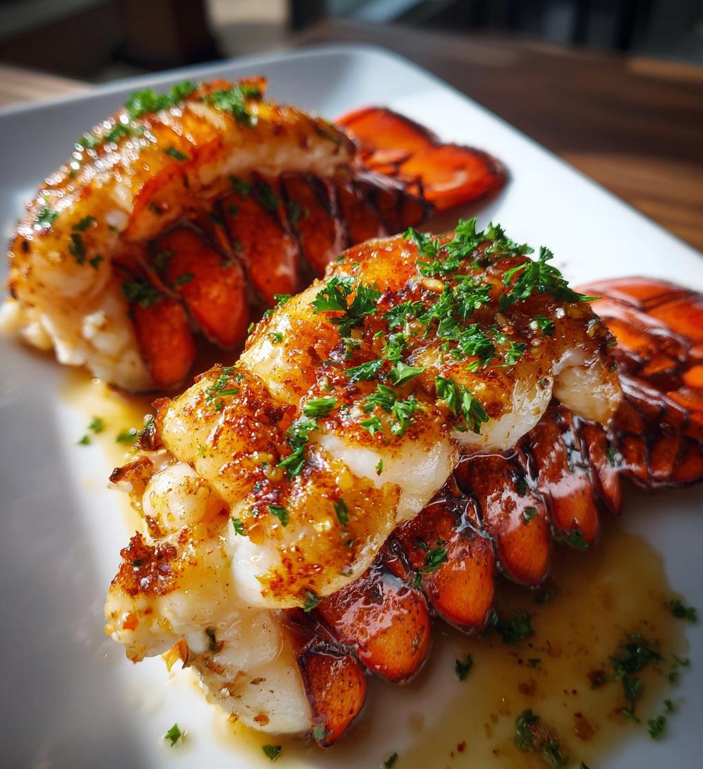broiled lobster tails