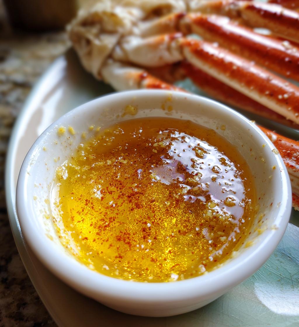 butter for crab legs melted