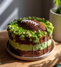 buttercream football cake