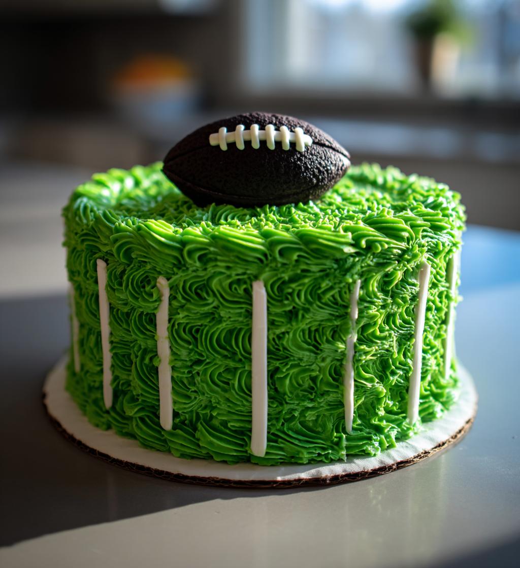 cake decorating football