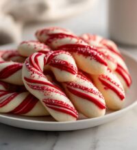 candy cane cookies royal icing