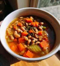 canned black eyed pea soup