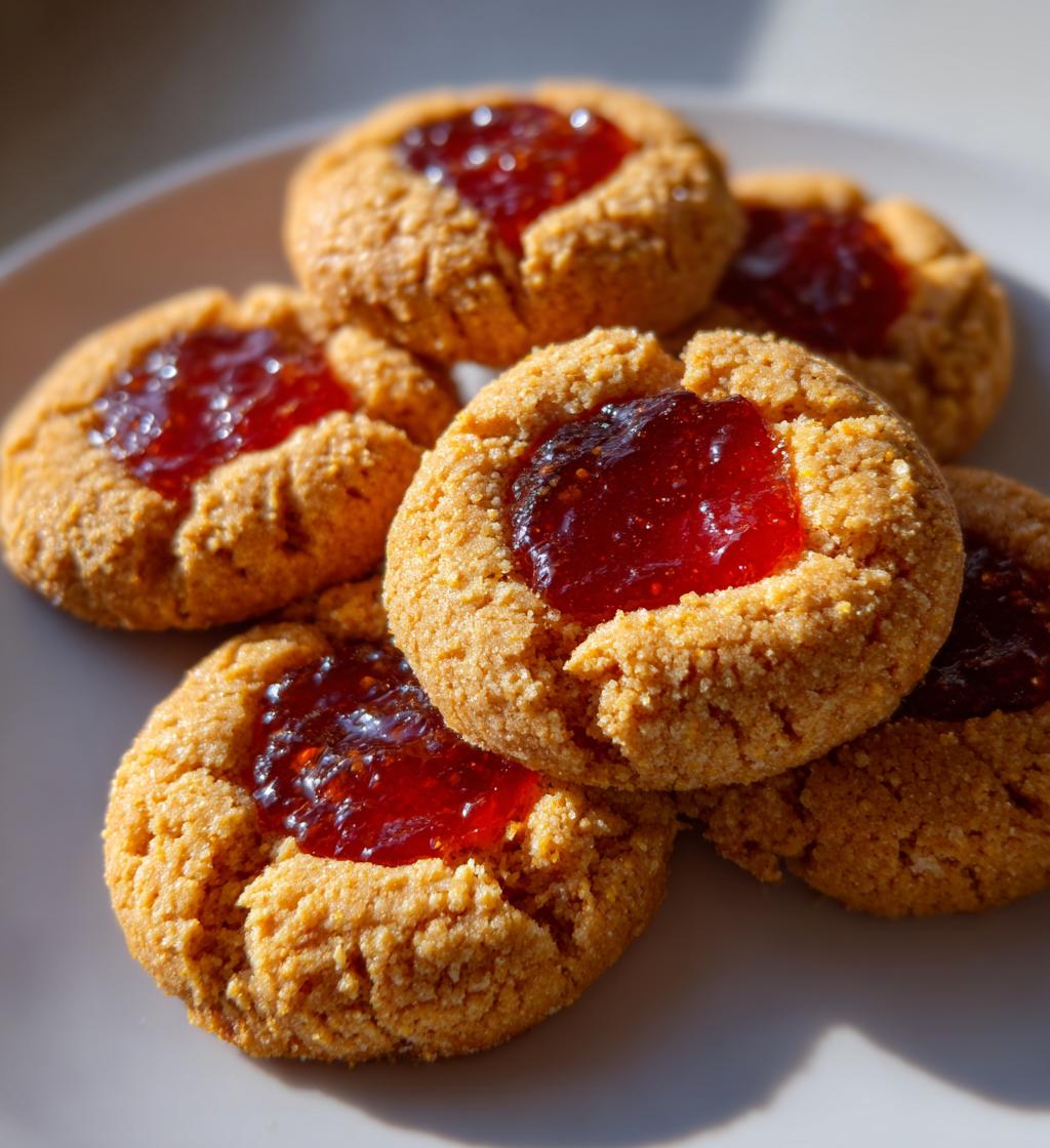carrot spice thumbprint cookies