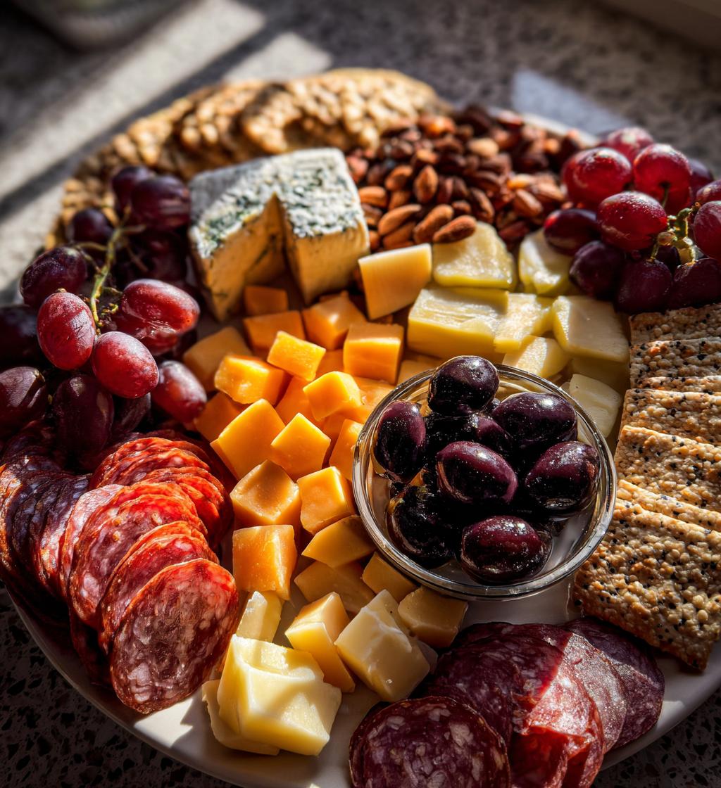 charcuterie board for football game