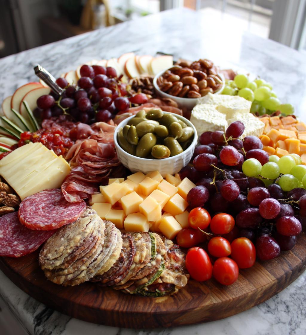 charcuterie board game day