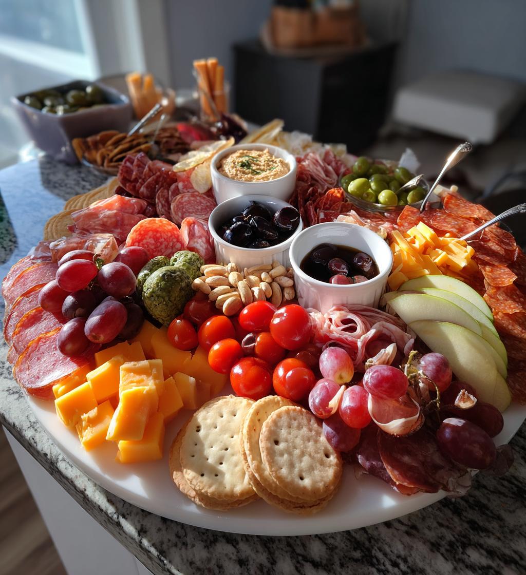 charcuterie football board