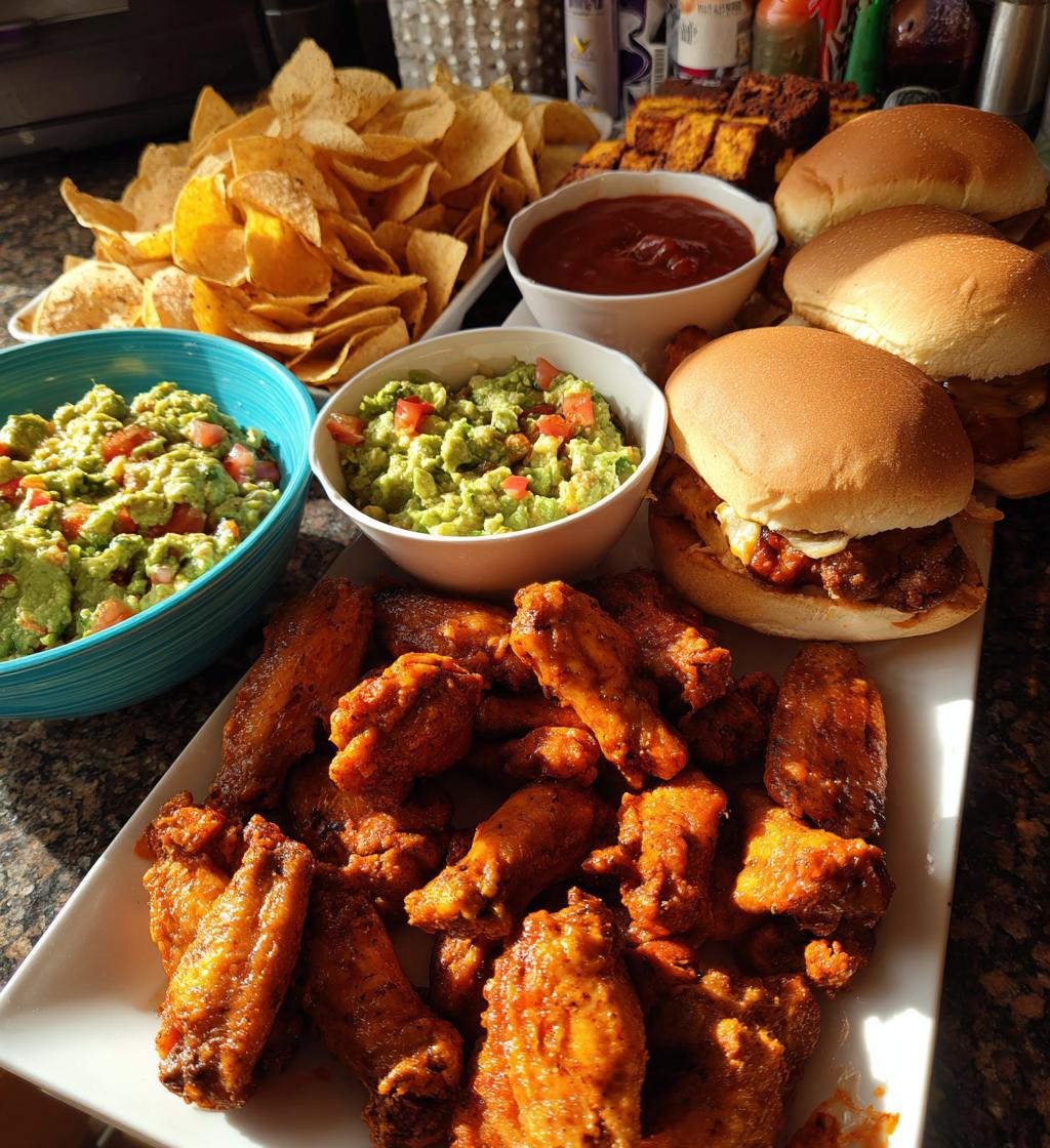 cheap football party food