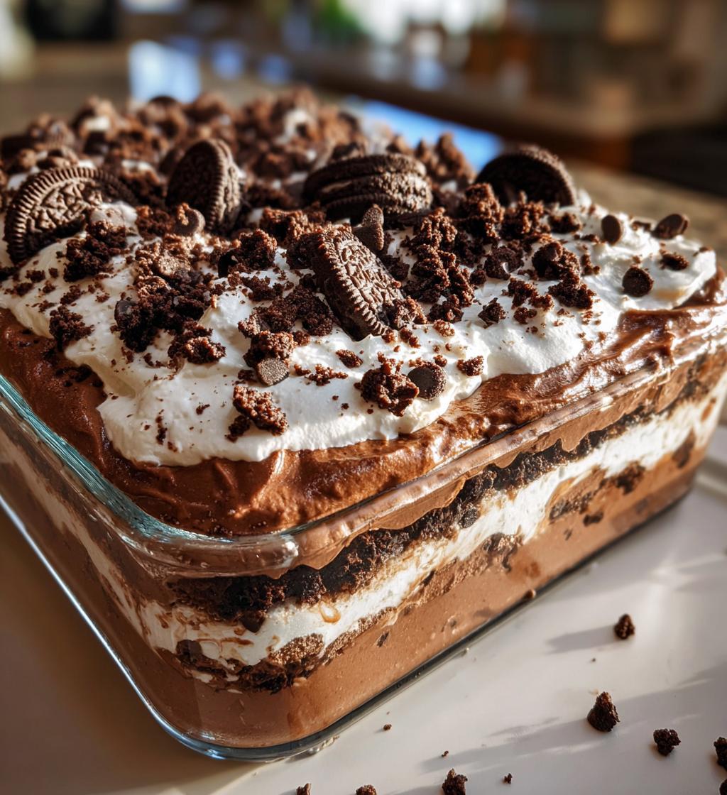 chocolate cool whip dessert