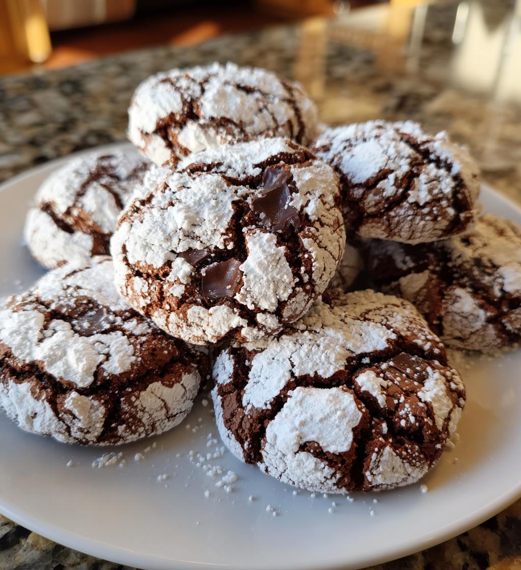 chocolate crinkle cookies box cake