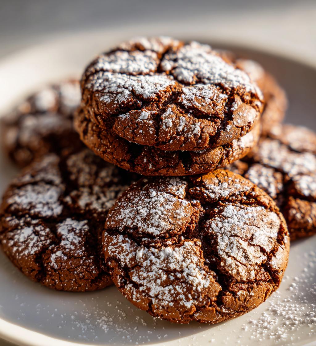 chocolate crinkle cookies recipe