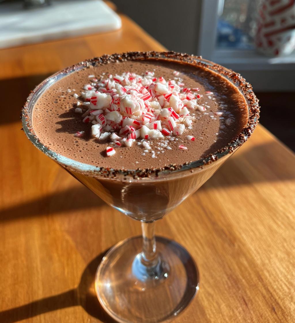 chocolate peppermint martini