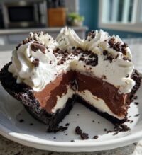 chocolate peppermint pie