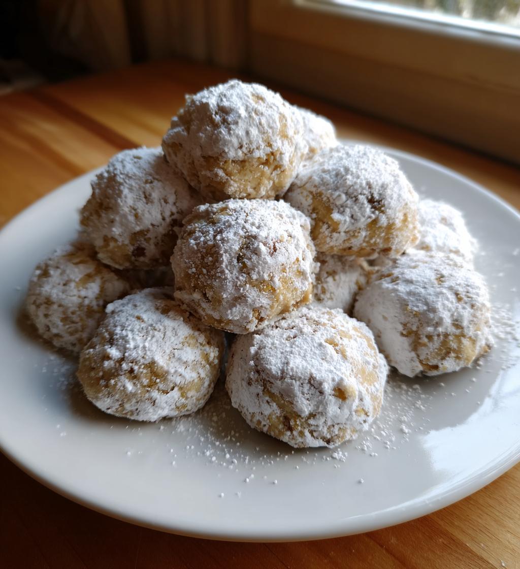 christmas snowball cookies