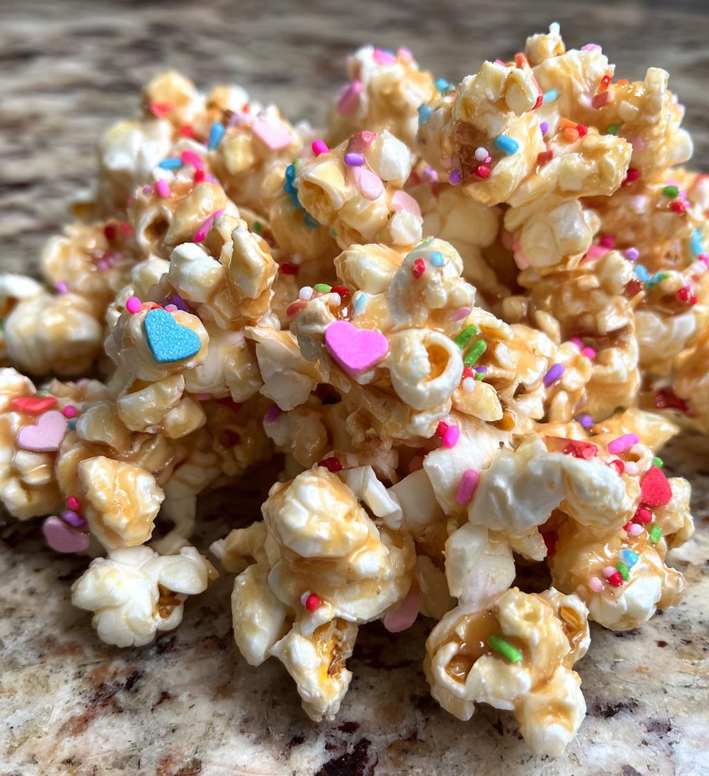 cinnamon sweetheart valentine popcorn